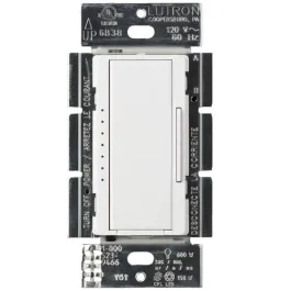 Lutron Maestro LED+ Dimmer - Single Pole / 3-Way / Multi-Location - White