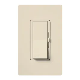 Lutron Diva Reverse-Phase ELV Dimmer - Single-Pole / 3-Way - Light Almond