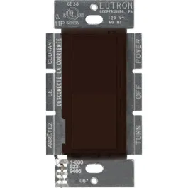 Lutron Diva Quiet Fan-Speed Control - Single-Pole / 3-Way - Brown