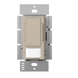 Lutron Maestro Occupancy Sensor LED+ Dimmer - Single Pole / Multi-Location - Taupe