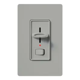 Lutron Skylark Preset Single-Pole Dimmer with Nightlight - 1000W Max - Gray