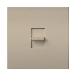 Lutron Nova T Magnetic Low-Voltage Single-Pole Slide-to-Off Dimmer - 1500VA - Taupe