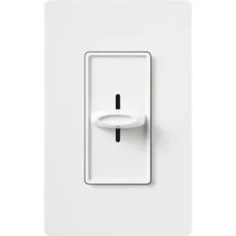 Lutron Skylark Slide-to-Off Adjustable Speed Fan Control - Single-Pole - White