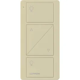 Lutron 2-Button Pico Smart Remote with Raise/Lower - Light Icons - Ivory