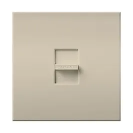 Lutron Nova T Single-Pole Slide-to-Off Dimmer - 2000W Max - Light Almond