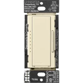 Lutron Maestro Pro Max LED+ Dimmer - Almond