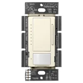 Lutron Maestro Occupancy Sensor LED+ Dimmer - Single Pole / Multi-Location - Biscuit
