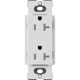 Lutron Claro 20A Tamper Resistant Receptacle - Mist