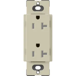 Lutron Claro 20A Tamper Resistant Receptacle - Clay