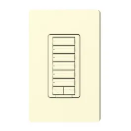 Lutron RadioRA 2 seeTouch CL Hybrid Keypad - 6 Button w/ Raise-Lower - Almond