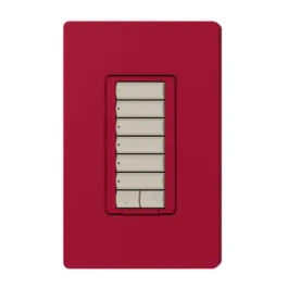 Lutron RadioRA 2 seeTouch CL Hybrid Keypad - 6 Button w/ Raise-Lower - Hot