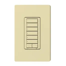 Lutron RadioRA 2 seeTouch CL Hybrid Keypad - 6 Button w/ Raise-Lower - Ivory