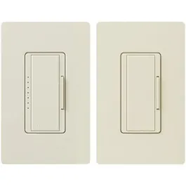 Lutron Maestro CL 3-Way Dimming Package for LED/CFL/HAL/INC Almond