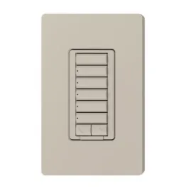 Lutron RadioRA 2 seeTouch CL Hybrid Keypad - 6 Button w/ Raise-Lower - Taupe
