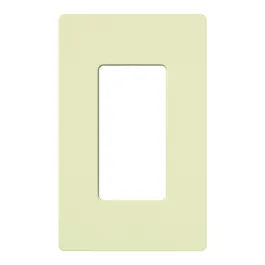 Lutron Claro Screwless Designer Wallplate - 1 Gang - Almond