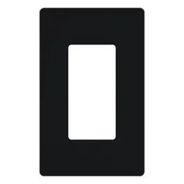 Lutron Claro Screwless Designer Wallplate - 1 Gang - Midnight