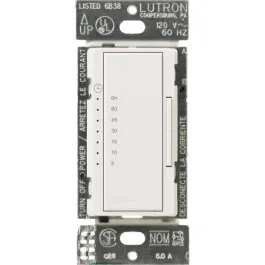 Lutron Maestro Countdown Timer - Multi-Location - Snow
