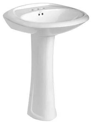 Mansfield 3488WH Maverick Lavatory 8 inches Pedestal Top