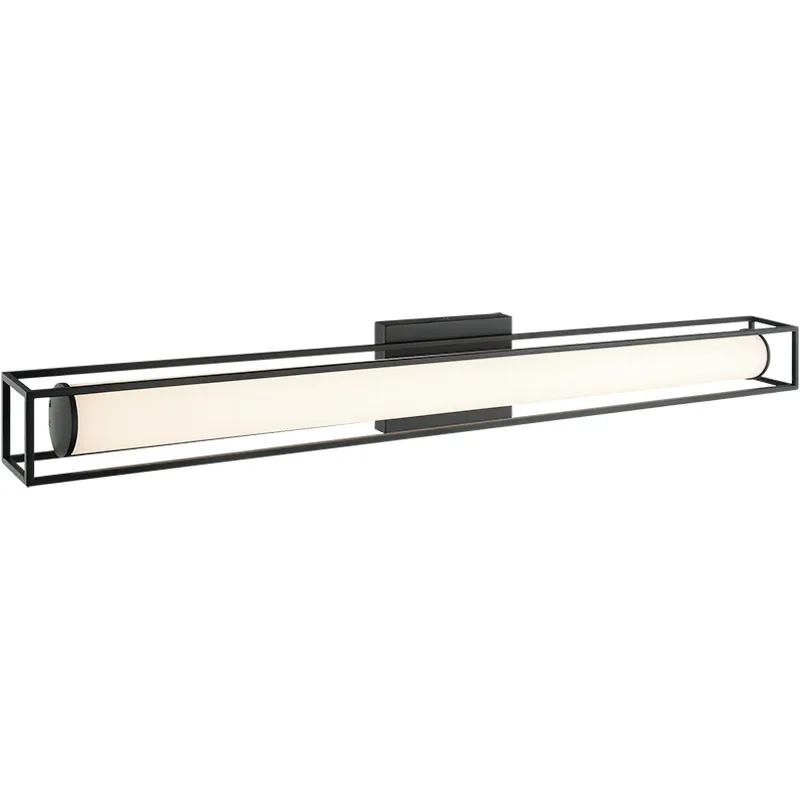 Flannigan LED 35.38 inch Matte Black Bath Vanity Light Wall Light