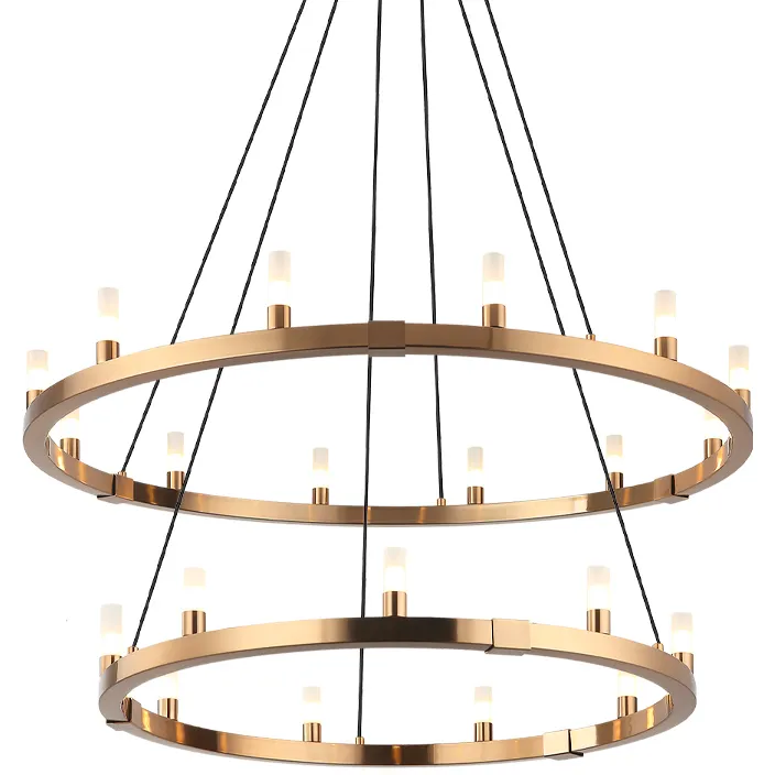 Cascadian 21 Light 39.38 inch Aged Gold Brass Chandelier Ceiling Light