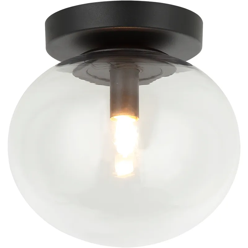Bulbus LED 6.88 inch Matte Black Flush Mount Ceiling Light