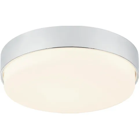 Quintz LED 14.5 inch Chrome Flush Mount Ceiling Light