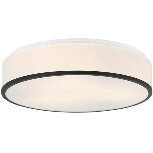 Echo LED 14.25 inch Matte Black Flush Mount Ceiling Light