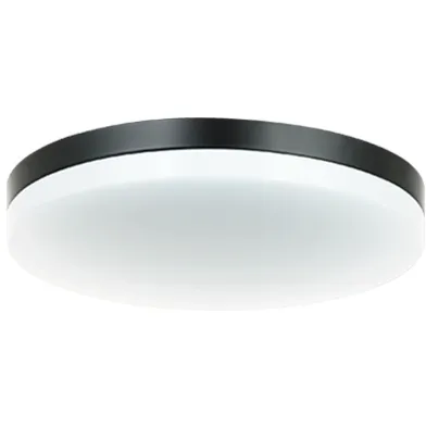 Scriben LED 24 inch Matte Black Flush Mount Ceiling Light