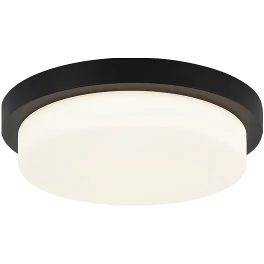 Durham LED 15.75 inch Matte Black Flush Mount Ceiling Light