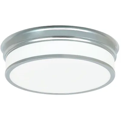 Navo LED 10 inch Chrome Flush Mount Ceiling Light