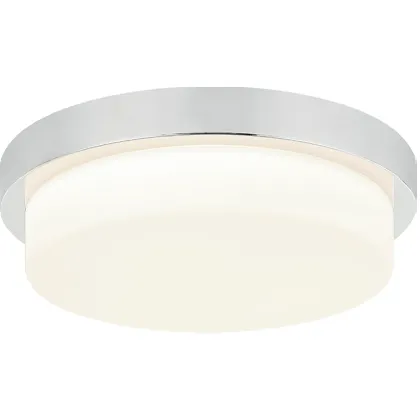 Durham LED 12.88 inch Chrome Flush Mount Ceiling Light
