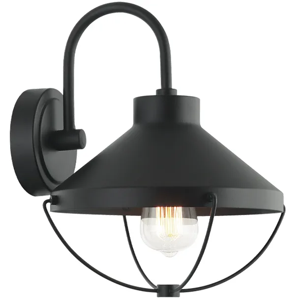 Fable 1 Light 11.25 inch Matte Black Wall Sconce Wall Light