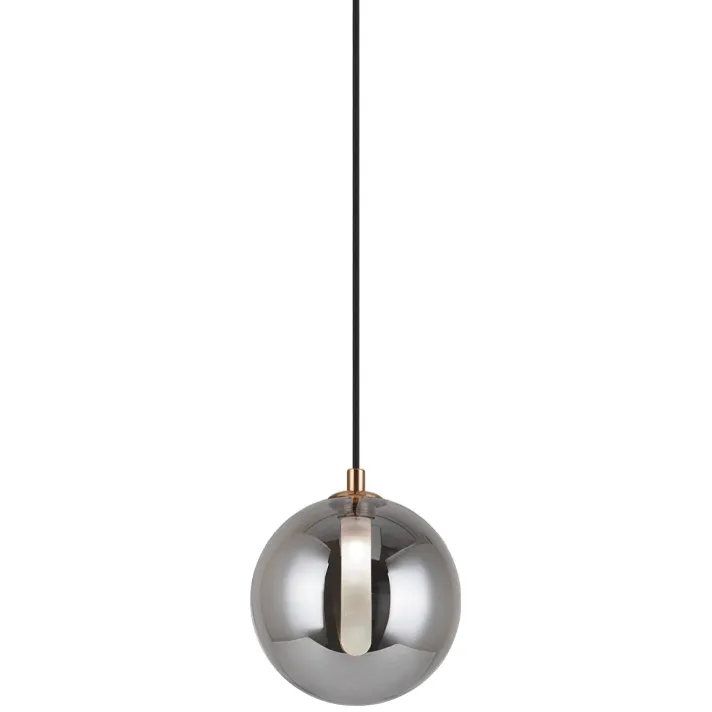 Magma LED 7.13 inch Smoke Pendant Ceiling Light
