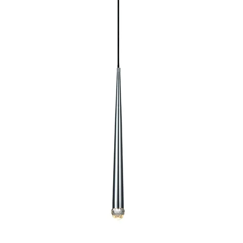 Renaie LED 2 inch Chrome Pendant Ceiling Light