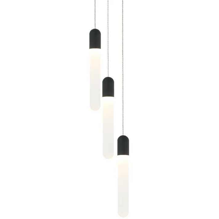 Aydin LED 10.38 inch Matte Black Pendant Ceiling Light