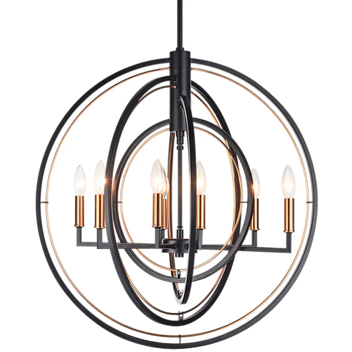 Odyssey 8 Light 25.75 inch Black Pendant Ceiling Light