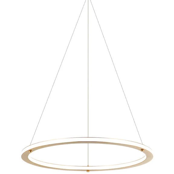 Victoria LED 24 inch Brushed Gold Pendant Ceiling Light