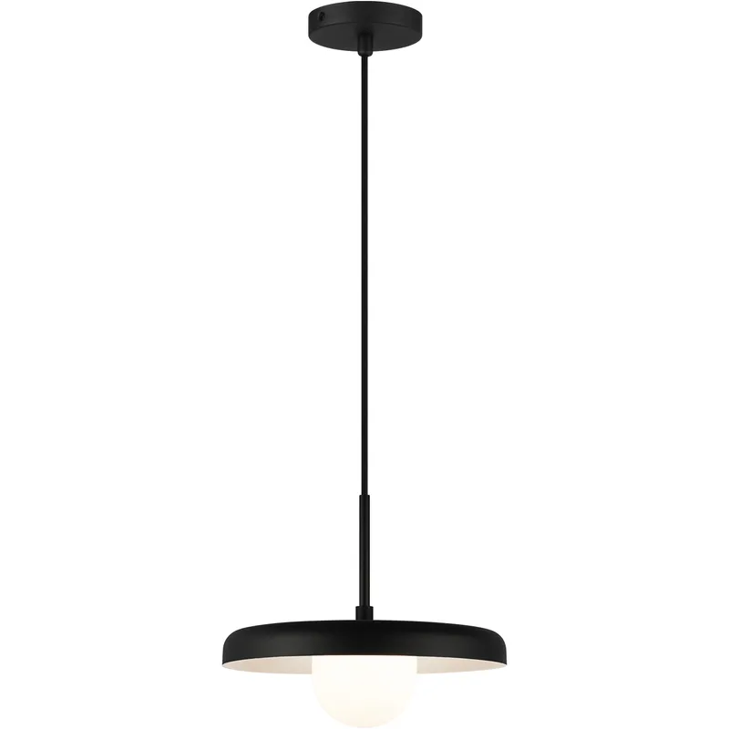Creston LED 11.88 inch Matte Black Pendant Ceiling Light