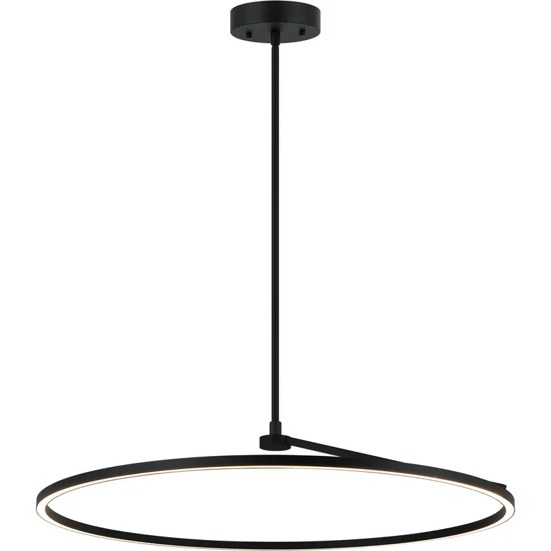 The Trundle LED 31.5 inch Matte Black Pendant Ceiling Light