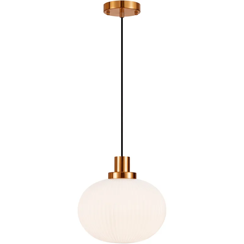 Charismo 1 Light 11 inch Aged Gold Brass Pendant Ceiling Light