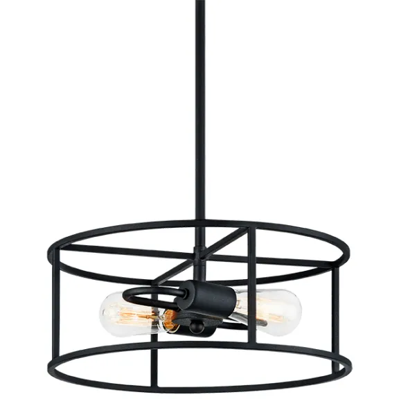 Candid 2 Light 14.25 inch Rusty Black Pendant Ceiling Light