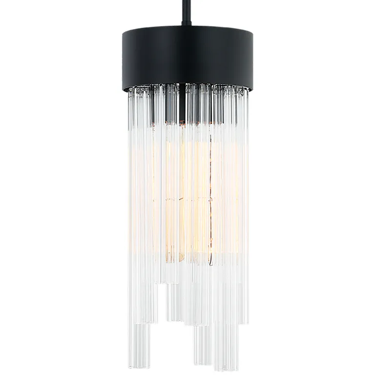 Kellan 3 Light 7 inch Matte Black Pendant Ceiling Light