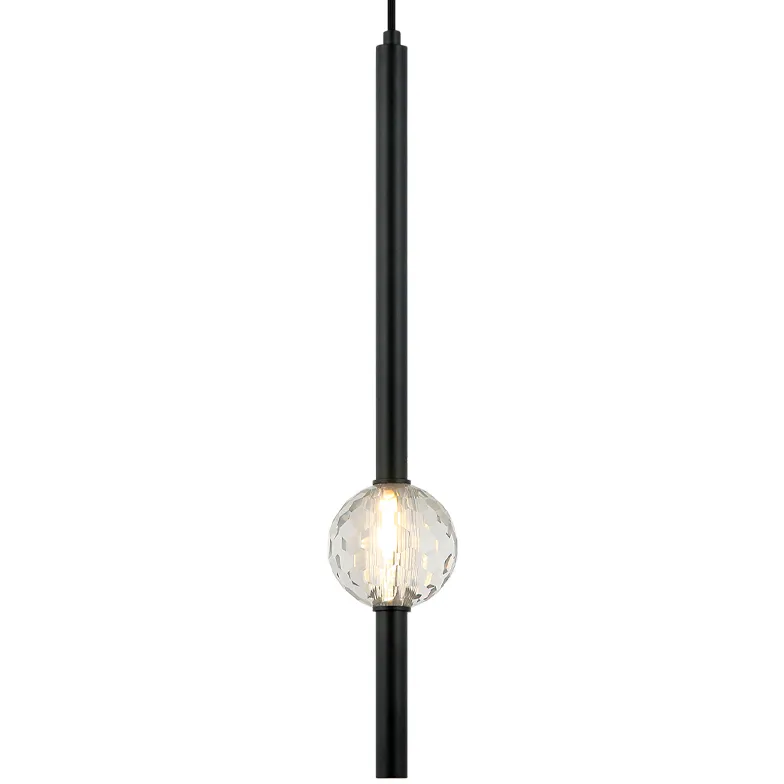 Windchimer LED 3.88 inch Matte Black Pendant Ceiling Light