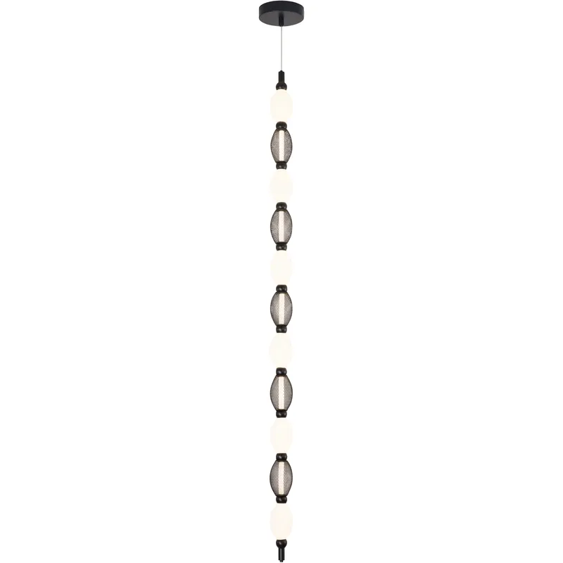 Tentacles LED 3.13 inch Black Pendant Ceiling Light