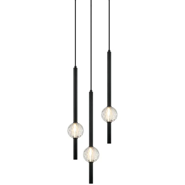 Windchimer LED 13.38 inch Matte Black Pendant Ceiling Light
