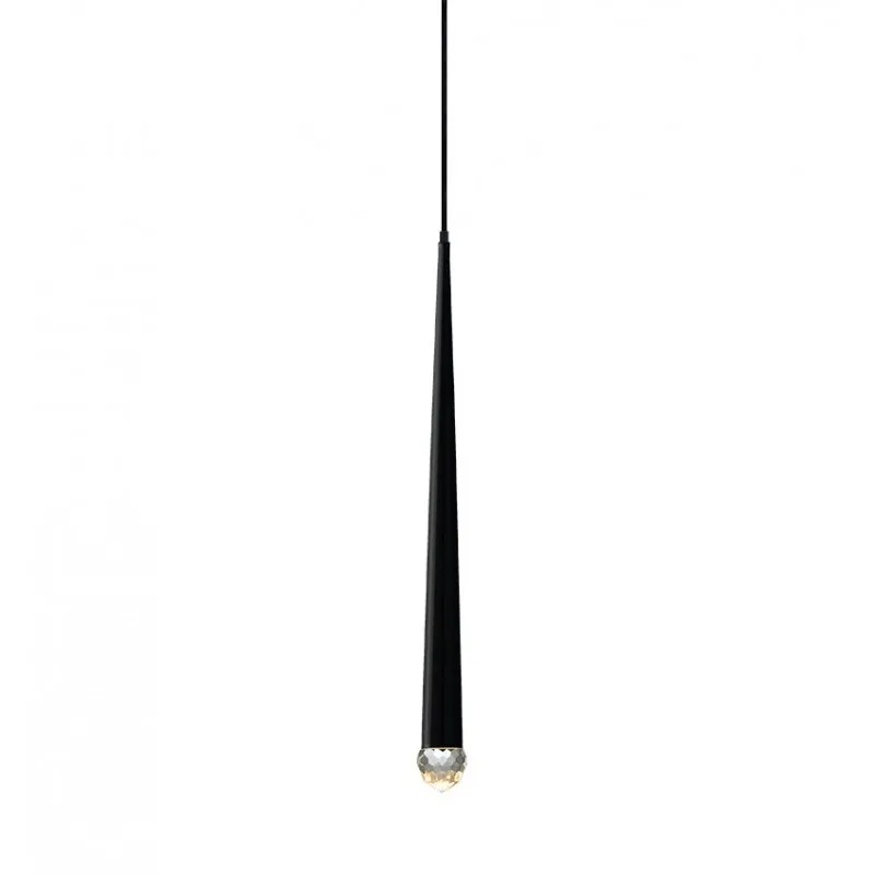 Renaie LED 2 inch Matte Black Pendant Ceiling Light