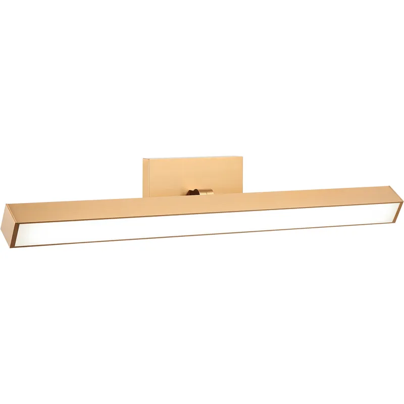 Parallel LED 23 inch Aged Gold Brass Wall Sconce Wall Light