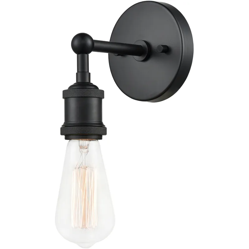 Bulstrode's Workshop 1 Light 4.5 inch Black Wall Sconce Wall Light