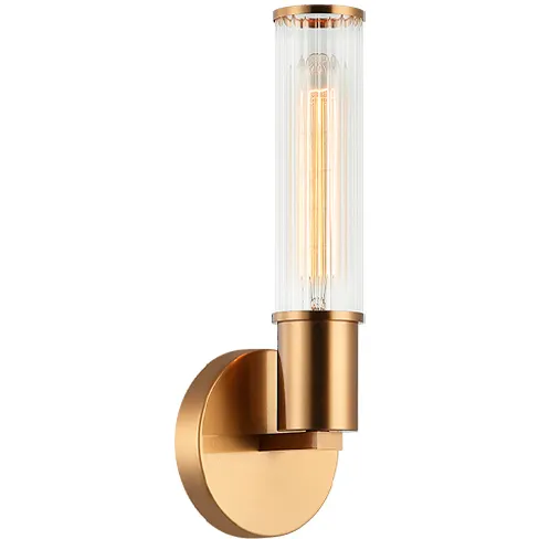 Klarice 1 Light 4.38 inch Aged Gold Brass Wall Sconce Wall Light