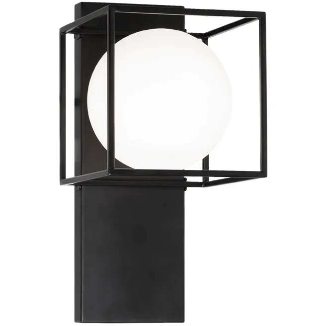 Squircle 1 Light 6.75 inch Black Wall Sconce Wall Light